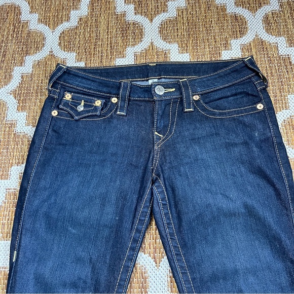 True Religion Dark Blue Women's Jeans Skinny Size 28 ( New Without Label) - Picture 2 of 12